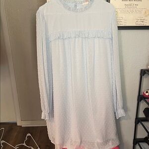 Elegant Sky Blue Dress